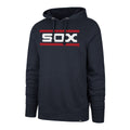 Chicago White Sox Cooperstown Navy Striped Headline Hoodie product image 1, provided for visual reference and product detail