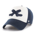 Chicago White Sox Cross Socks Log White/Navy 47' Freshman Clean Up Adjustable Hat product image 1, provided for visual