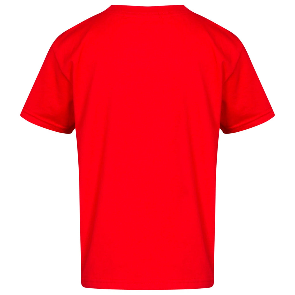 Chicago Bulls Boys/Girls 4-7 Red Primary Logo T-Shirt product image 2, provided for visual reference and product detail