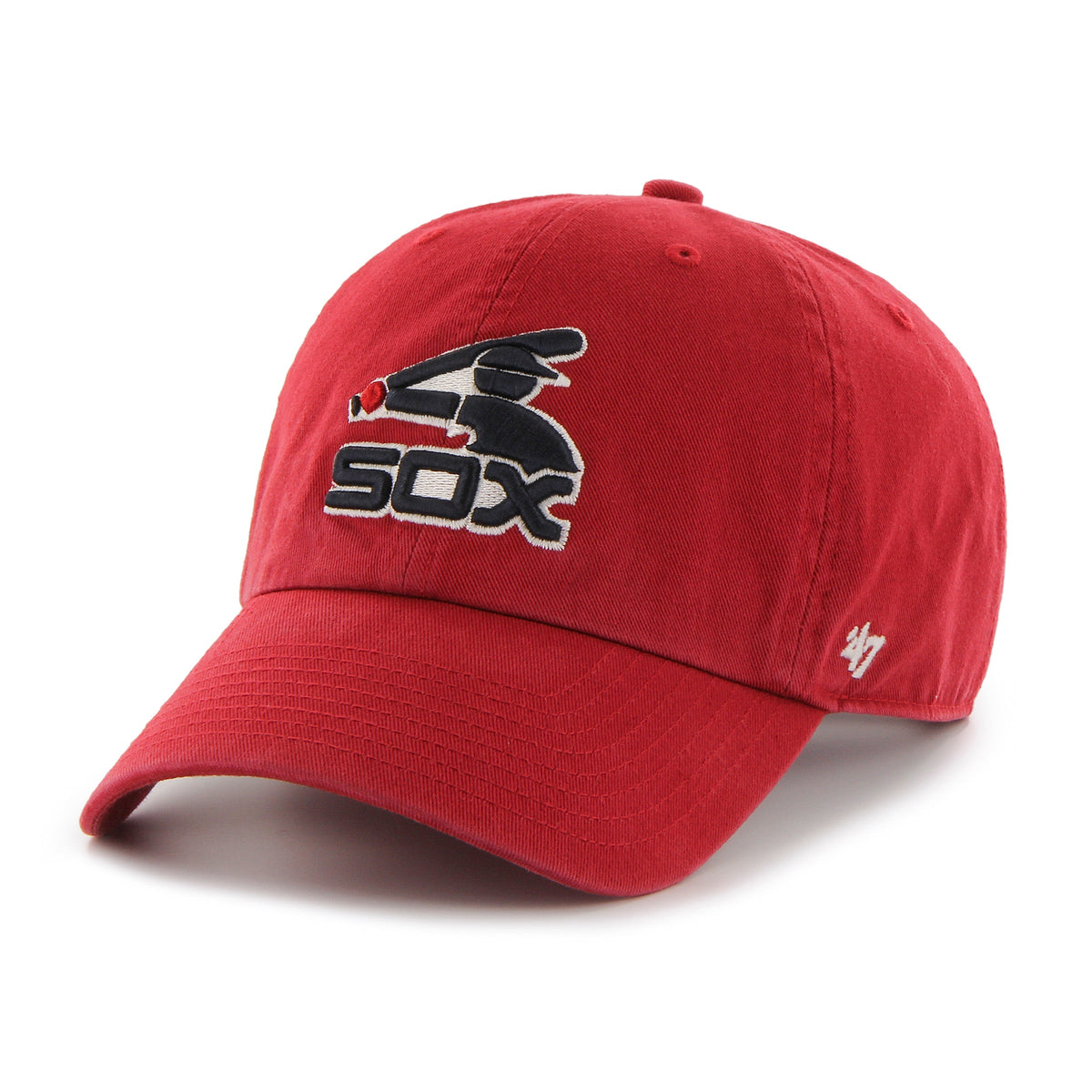 Chicago White Sox '47 Batterman Red Clean Up Adjustable Hat product image 1, provided for visual reference and product
