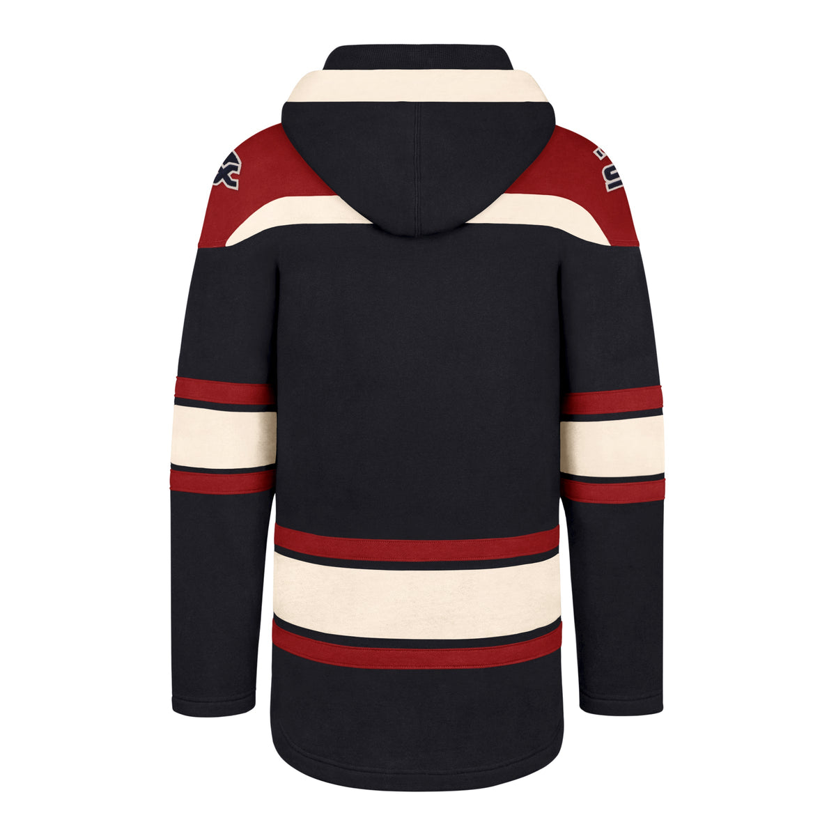 Chicago White Sox Men Fall Navy/Red Superior Lacer Hood w/ Batterman product image 2, provided for visual reference and