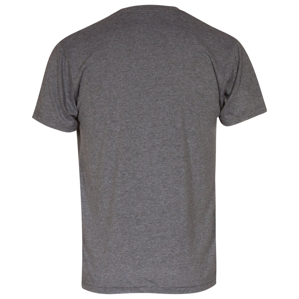 Chicago Men Grey Triblend Flag T-Shirt product image 2, provided for visual reference and product detail review