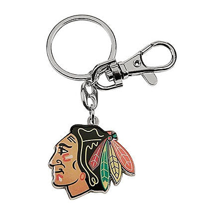 Chicago Blackhawks Indian Head Logo Heavyweight Key Ring product image 1, provided for visual reference and product detail