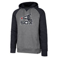Chicago White Sox Grey w/ Navy Sleeve Batterman Raglan Hood product image 1, provided for visual reference and product