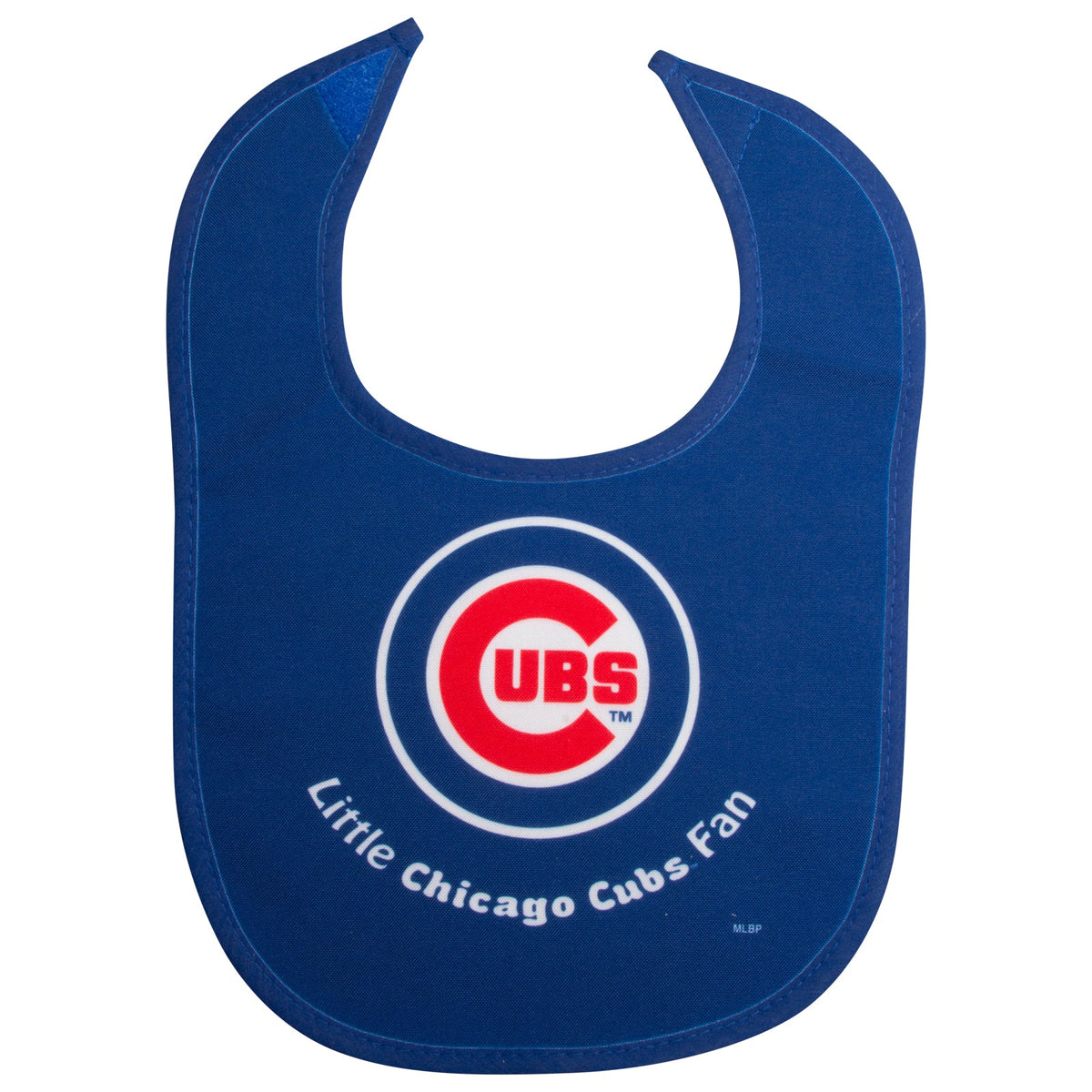 Chicago Cubs Royal "Little Chicago Cubs Fan" Baby Bib product image 1, provided for visual reference and product detail