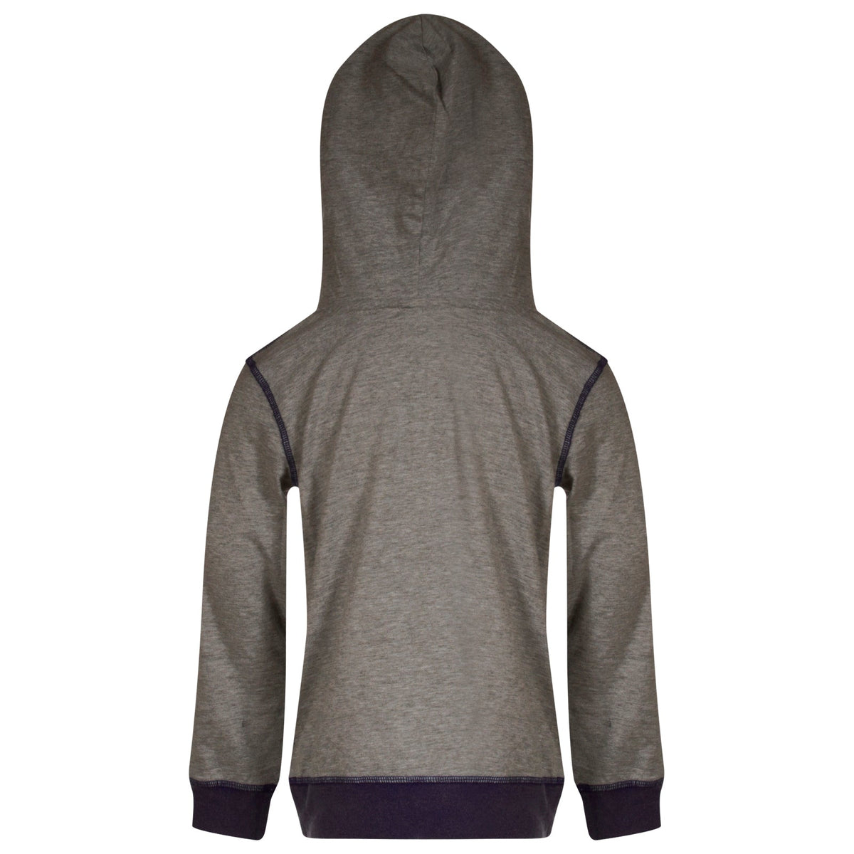 Chicago White Sox Boys/Girls Heather Grey and Faded Navy Batterman Logo Hoodie product image 2, provided for visual