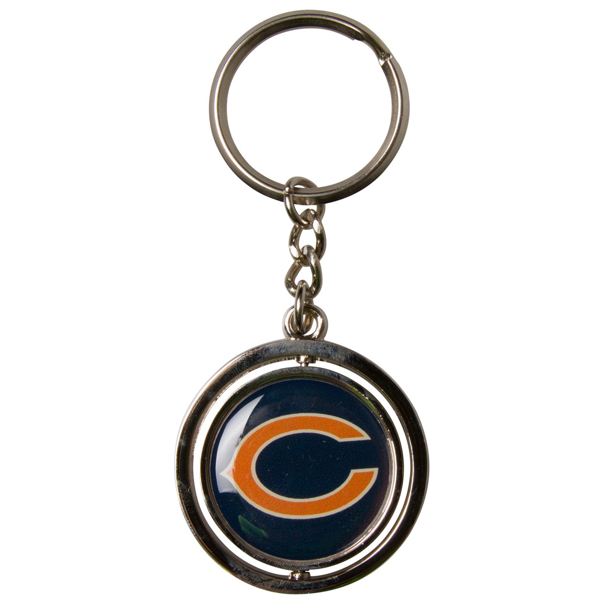 Chicago Bears Spinning Key Ring product image 1, provided for visual reference and product detail review