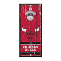 Chicago Bulls Bottle Opener Wood Sign product image 1, provided for visual reference and product detail review