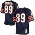 Mike Ditka Chicago Bears Men Navy Mitchell & Ness Stitched Jersey product image 1, provided for visual reference and product