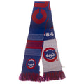 Chicago Cubs Red, White, and Blue Retro 1984 Cub Face Logo Scarf product image 1, provided for visual reference and product
