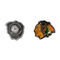 Chicago Blackhawks Logo Post Earrings product image 1, provided for visual reference and product detail review