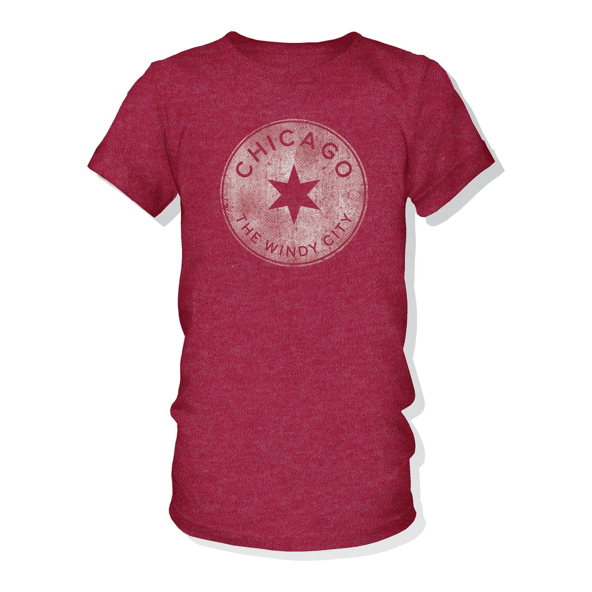 Chicago Women Cardinal Traveler Scoop Neck T-Shirt product image 1, provided for visual reference and product detail review