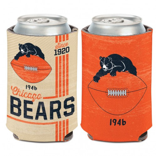 Chicago Bears Vintage Can cooler product image 1, provided for visual reference and product detail review