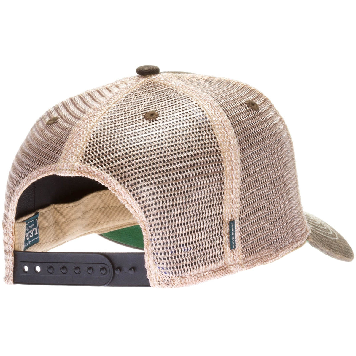 Chicago Faded Black and Tan Flag Patch Fade Wash Adjustable Hat product image 2, provided for visual reference and product