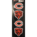 Chicago Bears 4 Pack Quad Decal product image 1, provided for visual reference and product detail review