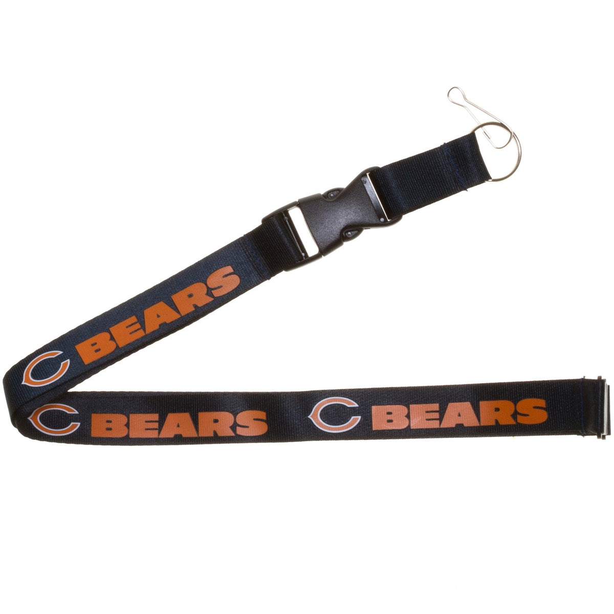 Chicago Bears Navy Team Lanyard product image 1, provided for visual reference and product detail review