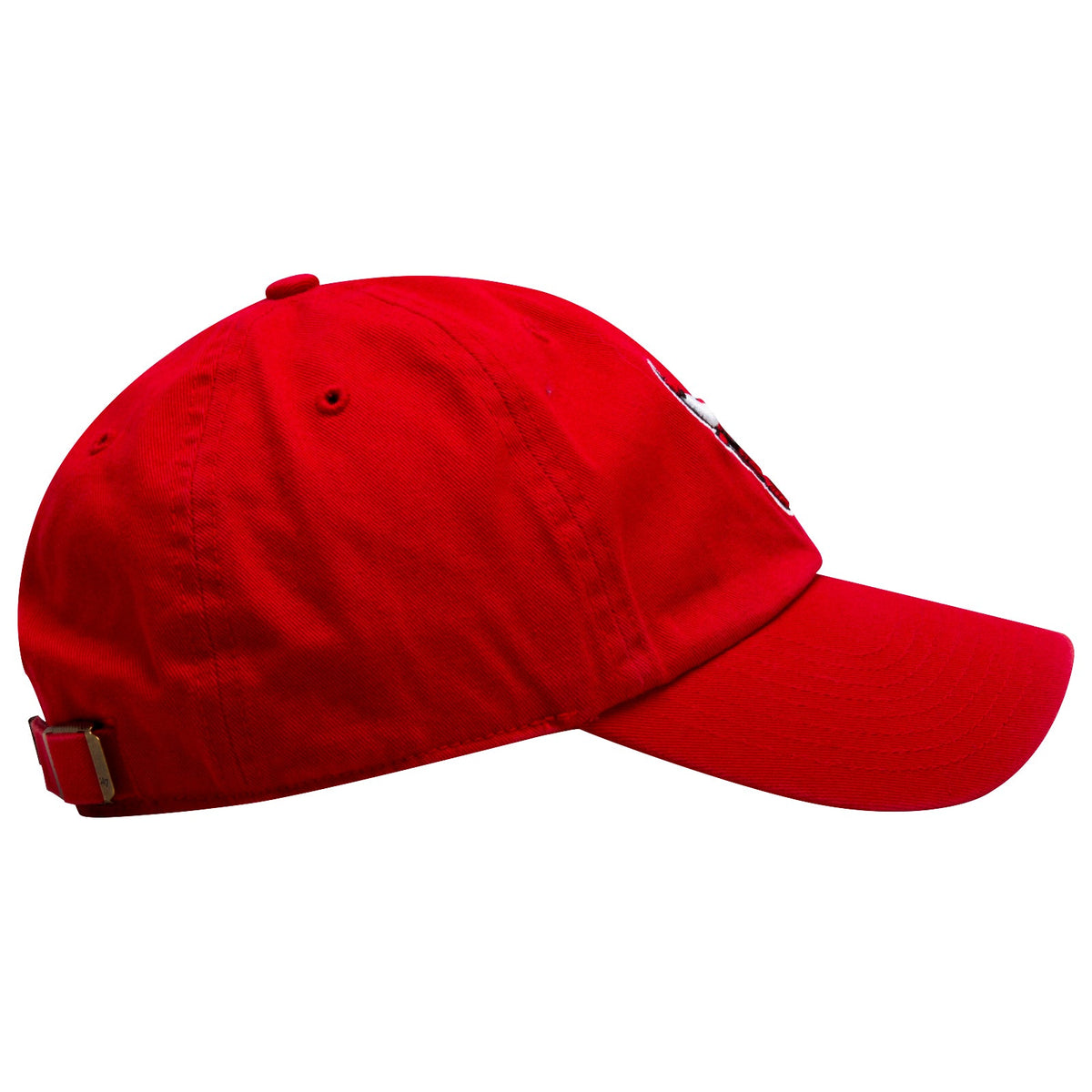 Chicago Bulls Red Primary Logo Clean Up Adjustable Hat product image 4, provided for visual reference and product detail
