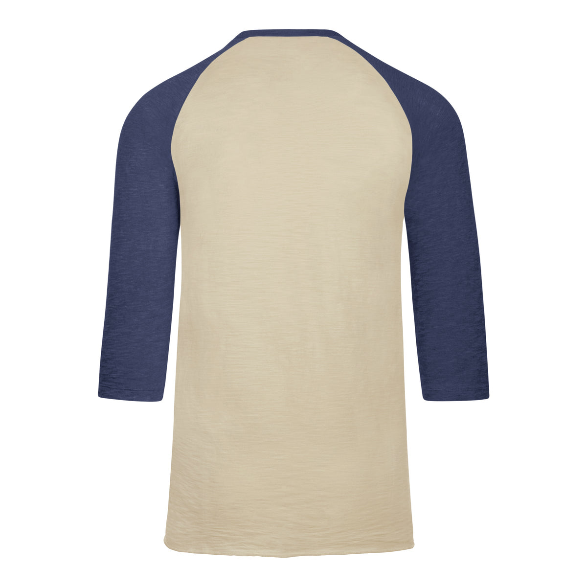 Chicago Cubs Cream & Royal 1/4 Sleeve Bullseye Raglan T-Shirt product image 2, provided for visual reference and product