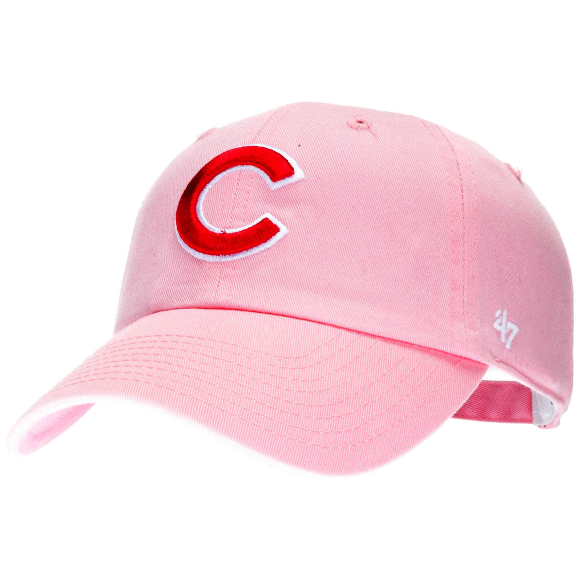 Chicago Cubs Toddler Pink Logo Adjustable Hat product image 1, provided for visual reference and product detail review