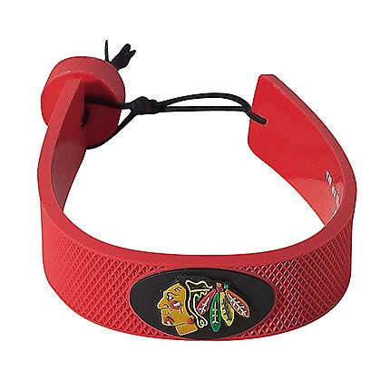 Chicago Blackhawks Red Puck Bracelet by GameWear product image 1, provided for visual reference and product detail review