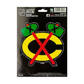 Chicago Blackhawks Tomahawks Logo Die-Cut Sticker by Rico product image 1, provided for visual reference and product detail