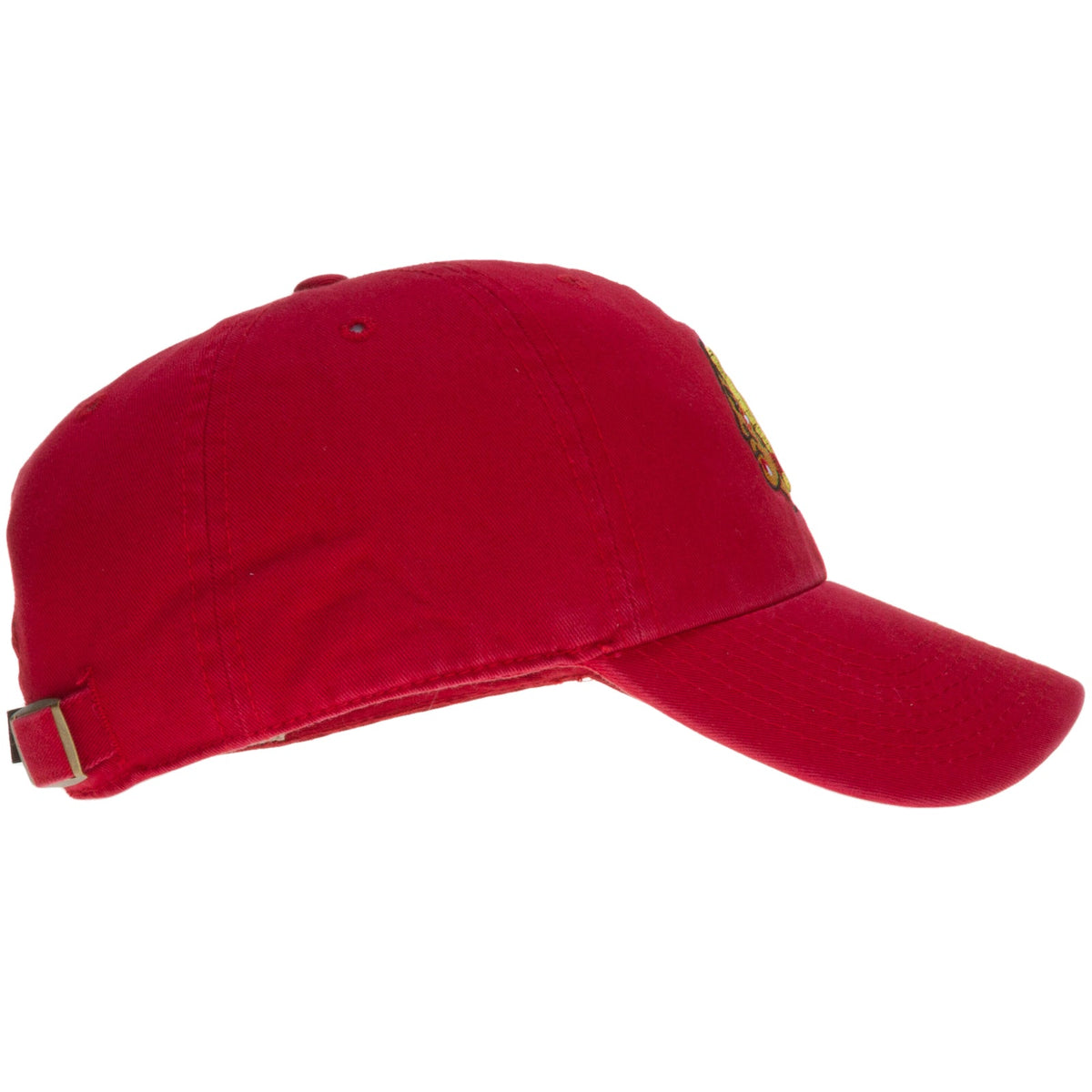 Chicago Blackhawks Primary Logo Red Adjustable Clean-Up Hat - Adult product image 4, provided for visual reference and