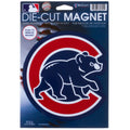 Chicago Cubs Crawl Bear Indoor/Outdoor Die-Cut Magnet product image 1, provided for visual reference and product detail