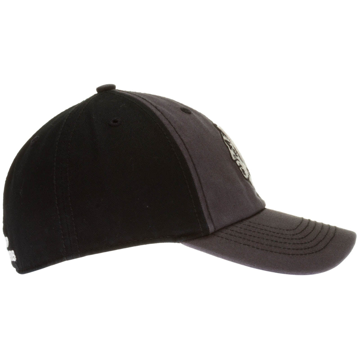 Chicago Blackhawks Grey and Black Primary Logo Franchise Fitted Hat product image 4, provided for visual reference and