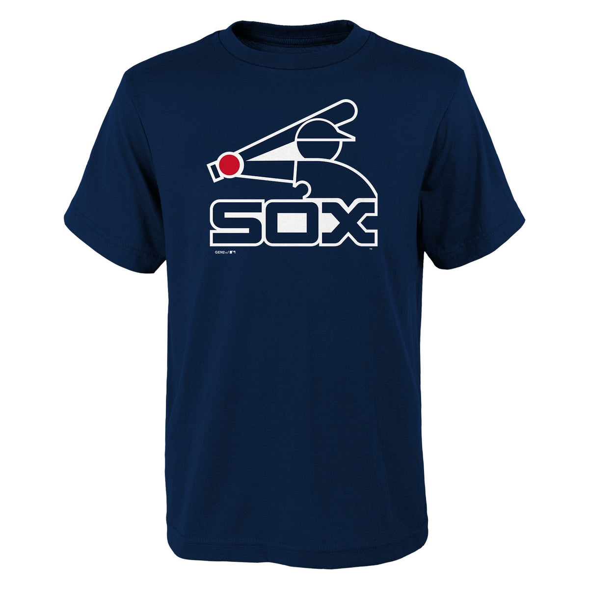 Chicago White Sox Boy's Batterman Navy T-Shirt product image 1, provided for visual reference and product detail review