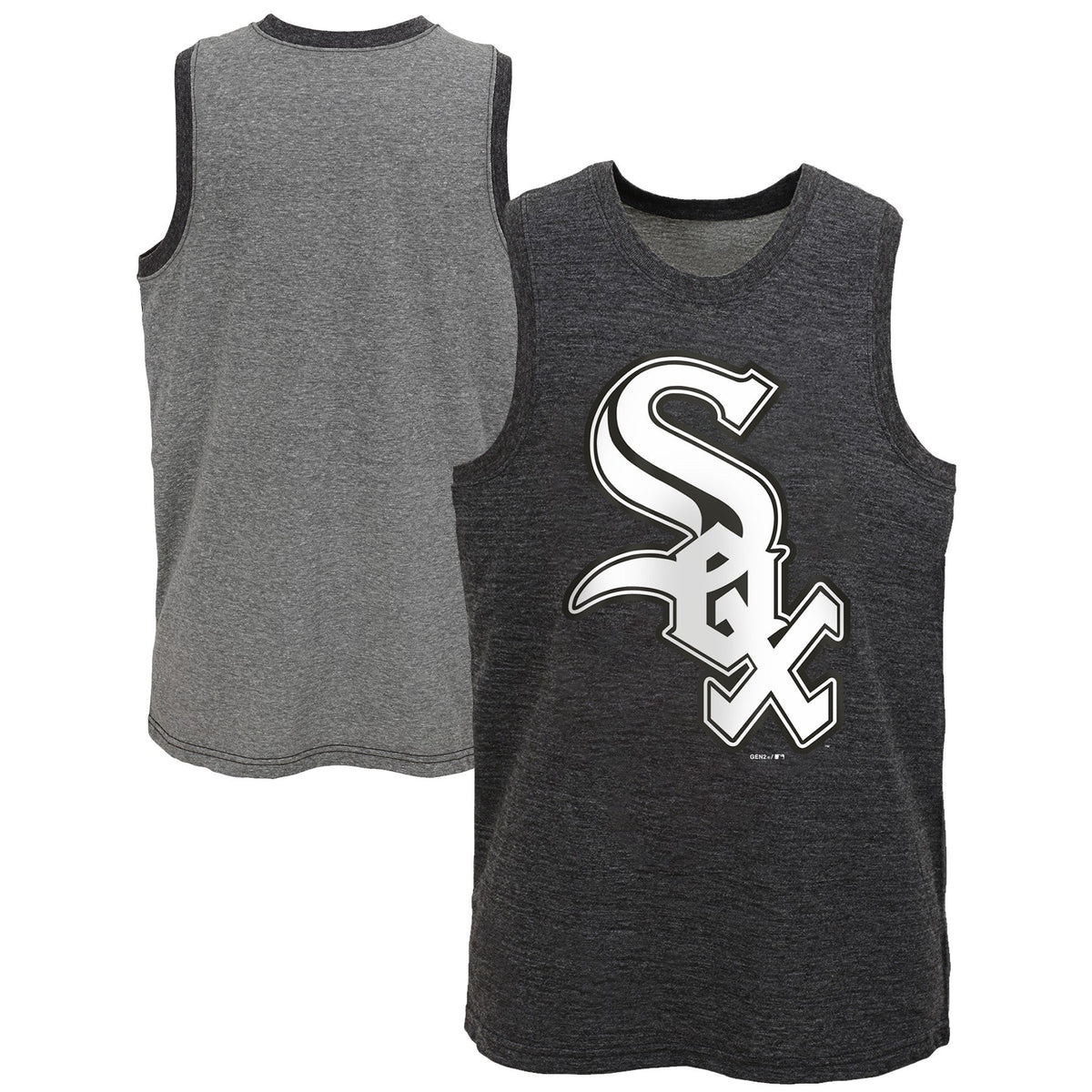 Chicago White Sox Youth Black Rad Rally Tank Top product image 1, provided for visual reference and product detail review