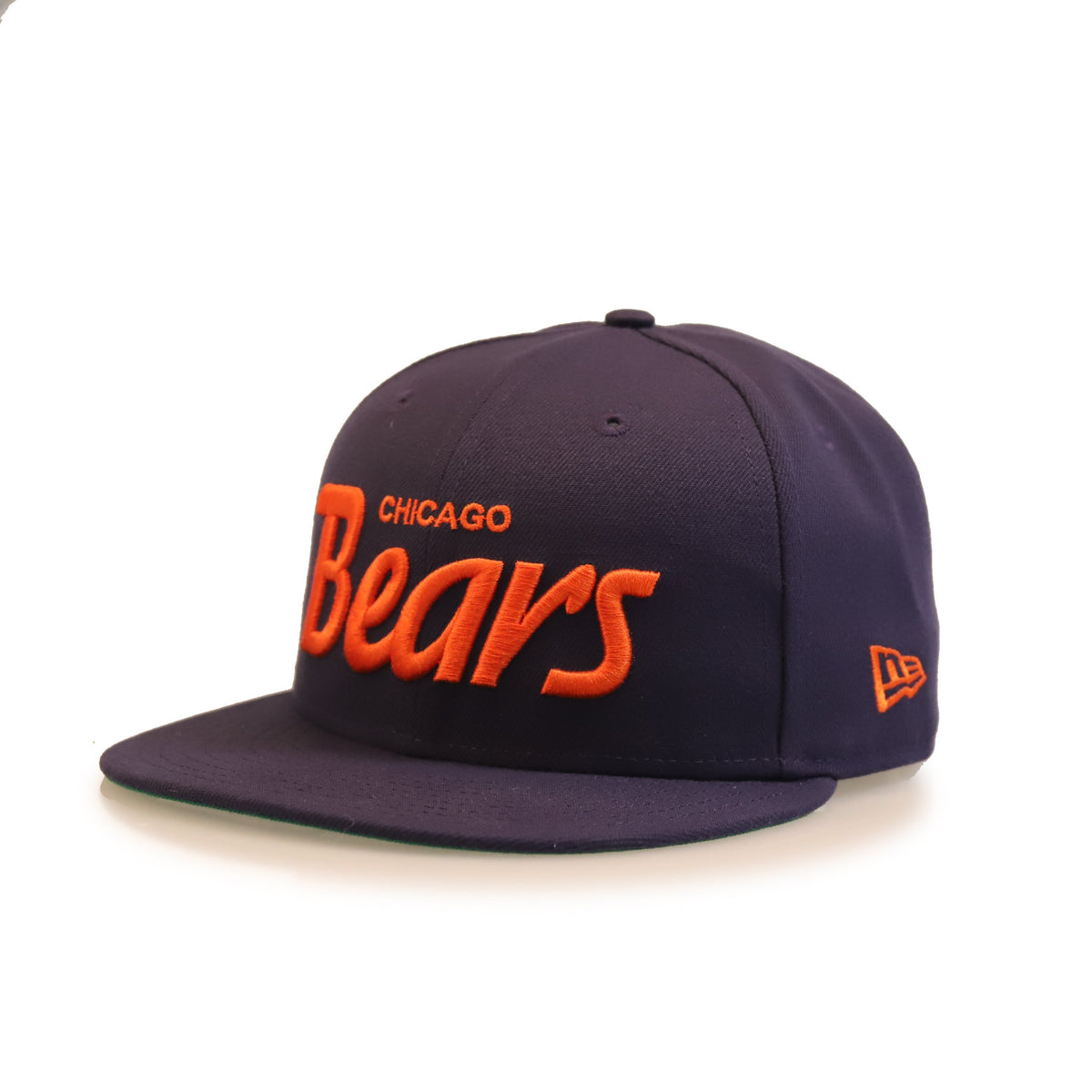 Chicago Bears Navy Chevy Chase Script 9FIFTY Snapback product image 1, provided for visual reference and product detail