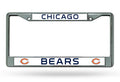 Chicago Bears White Metal License Plate product image 1, provided for visual reference and product detail review