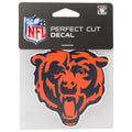 Chicago Bears 4"x4" Bear Face Logo Perfect Cut Decal product image 1, provided for visual reference and product detail review
