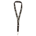 Chicago Bulls Black and White Alternating Text and Bull Logo Lanyard product image 1, provided for visual reference and