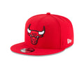 Chicago Bulls Red "Bull" logo 9FIFTY Snapback product image 1, provided for visual reference and product detail review