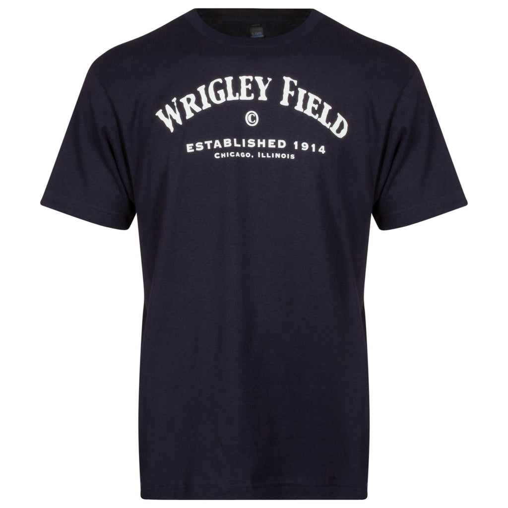 Wrigley Field Chicago Established 1914 Fancy Mens T-Shirt product image 1, provided for visual reference and product detail
