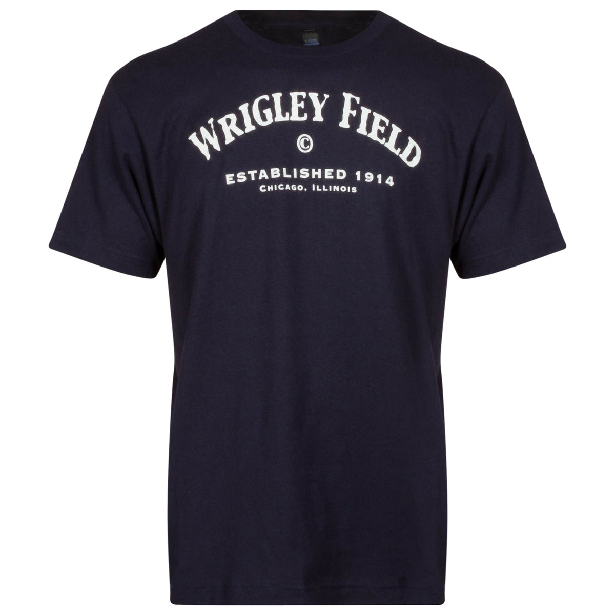 Wrigley Field Chicago Established 1914 Fancy Mens T-Shirt product image 1, provided for visual reference and product detail