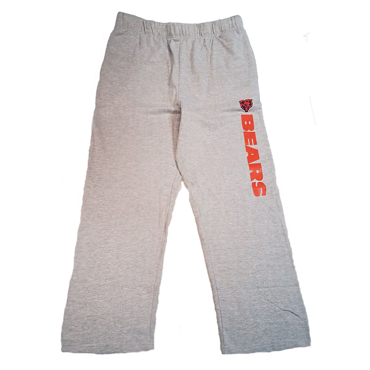 Chicago Bears Grey Big and Tall Sweatpants w/ "Bear Head" product image 1, provided for visual reference and product detail