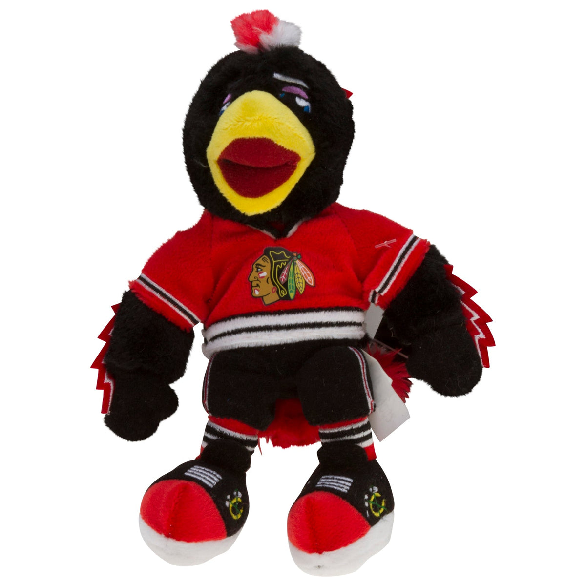 Chicago Blackhawks 9" Plush Tommy Hawk product image 1, provided for visual reference and product detail review