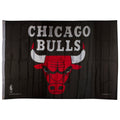 Chicago Bulls Black 3' x 5' Angry Bull Face Logo Flag product image 1, provided for visual reference and product detail