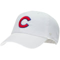 Chicago Cubs White Logo Clean-Up Adjustable Hat product image 1, provided for visual reference and product detail review