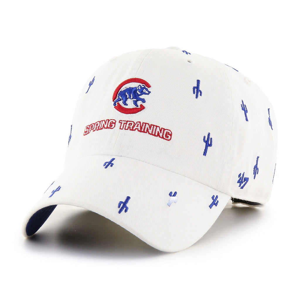 Chicago Cubs Spring Training Tourist '47 Clean Up White Adjustable Hat product image 1, provided for visual reference and