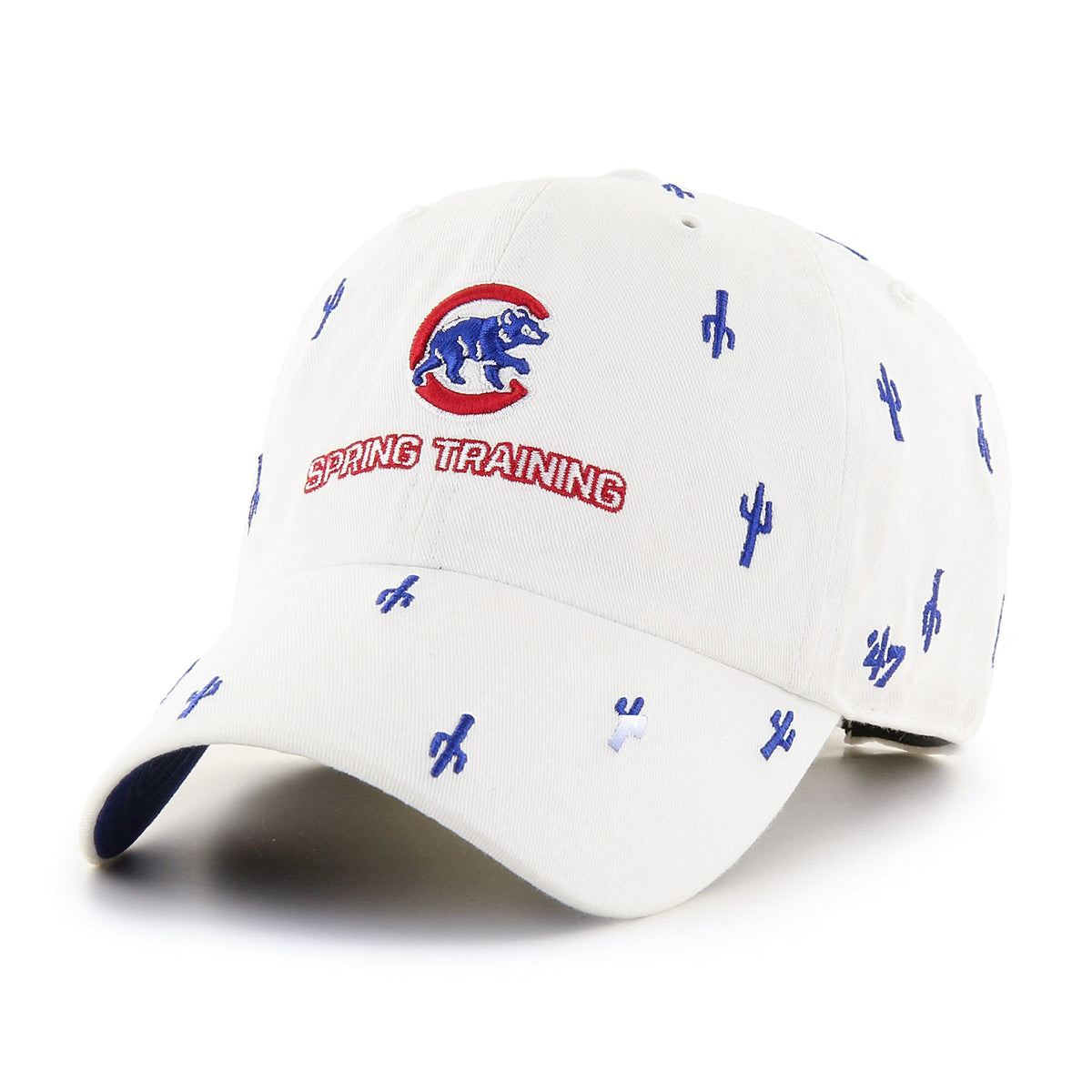 Chicago Cubs Spring Training Tourist '47 Clean Up White Adjustable Hat product image 1, provided for visual reference and