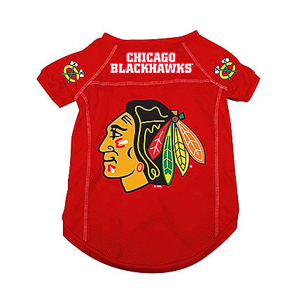 Chicago Blackhawks Red Pet Jersey by Hunter product image 1, provided for visual reference and product detail review