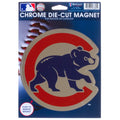 Chicago Cubs Chrome Crawl Bear Die-Cut Magnet product image 1, provided for visual reference and product detail review