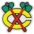 Chicago Blackhawks Tomahawks Away Jersey Patch by National Emblem product image 1, provided for visual reference and product