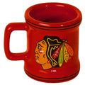 Chicago Blackhawks Red 2 oz. Sculpted Mini Mug by Boelter product image 1, provided for visual reference and product detail