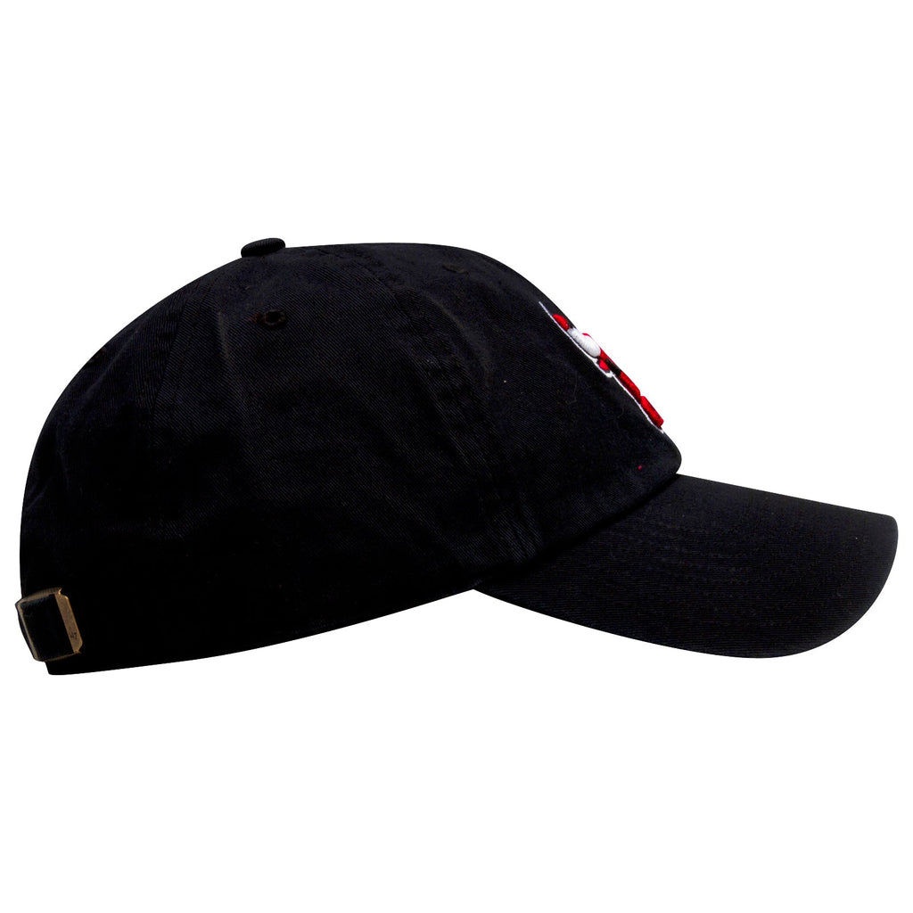 Chicago Bulls Black Primary Logo Clean Up Adjustable Hat product image 4, provided for visual reference and product detail