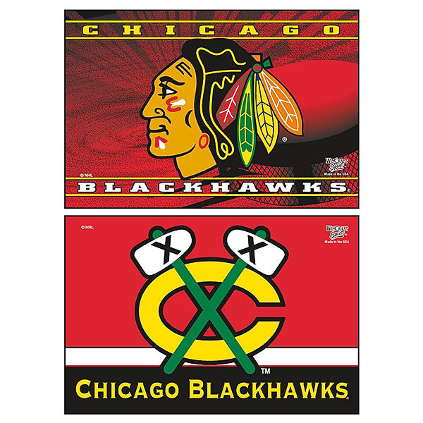 Chicago Blackhawks 2"X3" Rectangular Magnet 2-Pack product image 1, provided for visual reference and product detail review