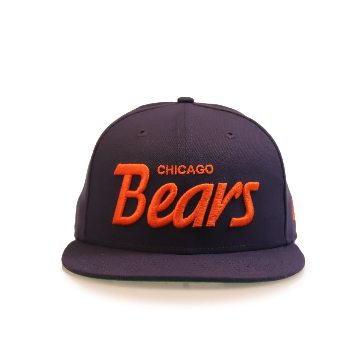 Chicago Bears Navy Chevy Chase Script 9FIFTY Snapback product image 2, provided for visual reference and product detail